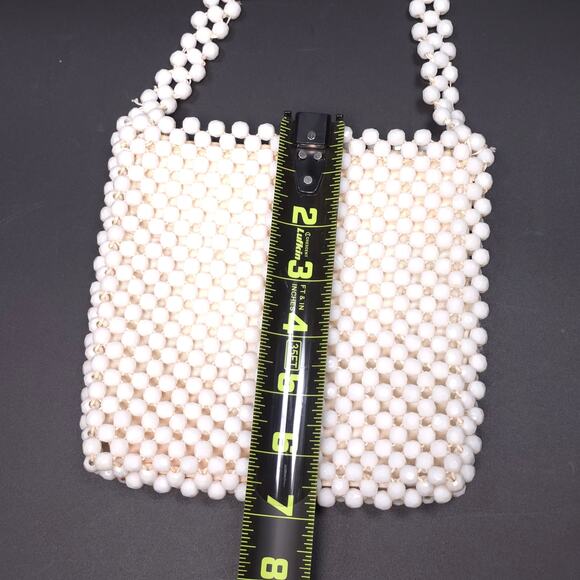 Vintage Hong Kong Beaded Evening Clutch Handbag Purse Zipper Closure - Picture 4 of 5